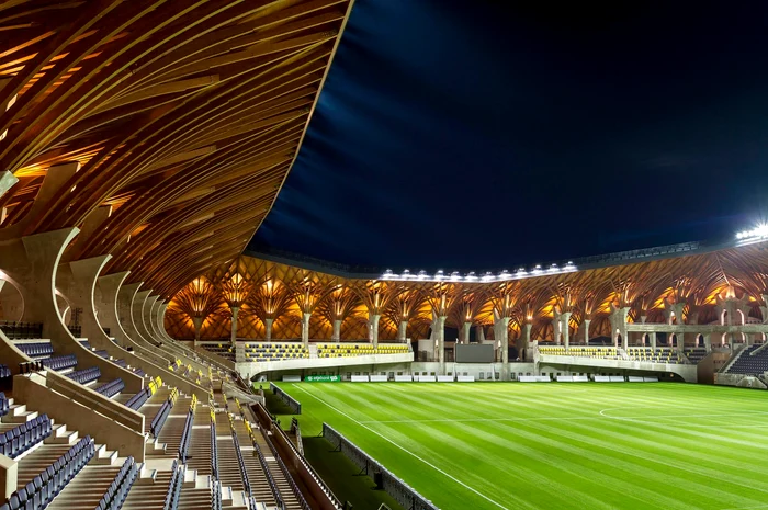 Stadionul celor de la Puskas Akademia FOTO Facebook/Pancho Arena