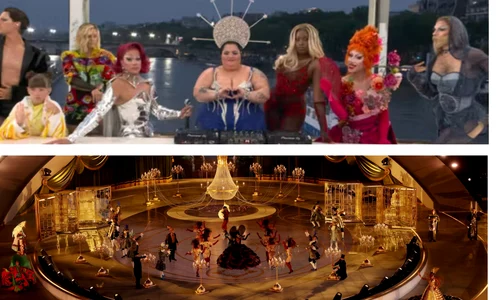 Paris 2024 vs Milano Cortina 2026. Colaj TF1/ Facebook