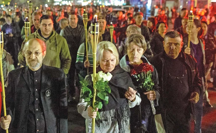 
    Jean Chelba  era o prezenţă  constantă la  comemorările  victimelor din  30 octombrie 2015foto: INQUAM  