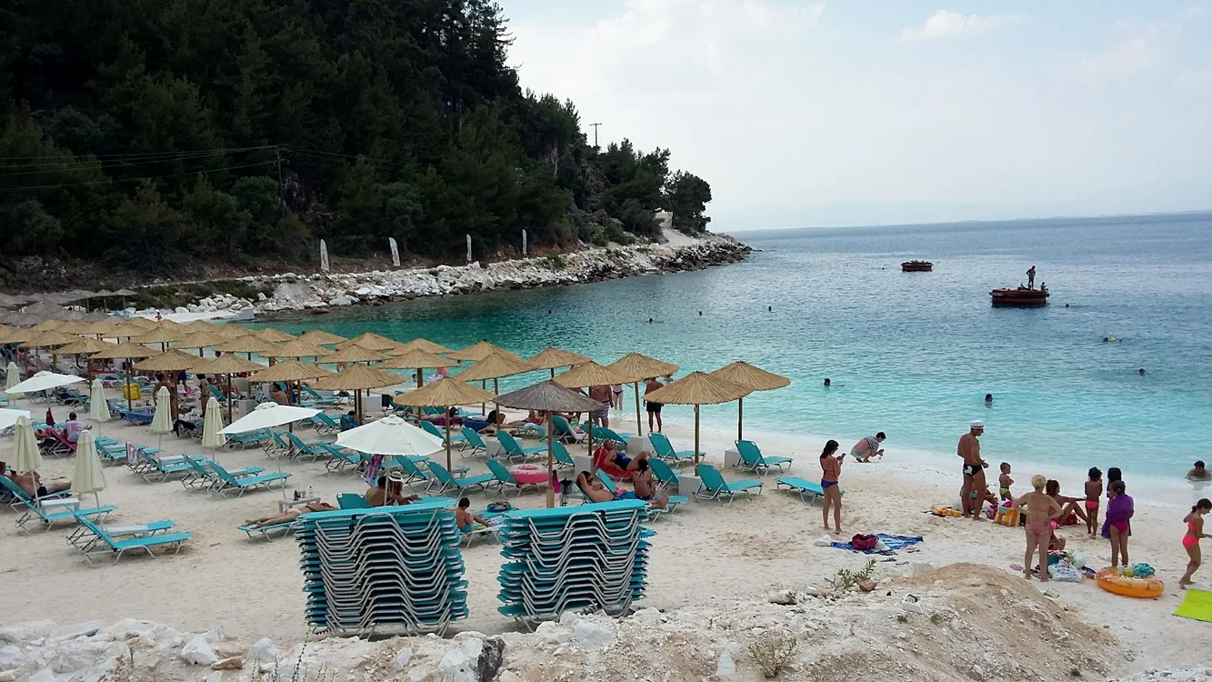 Plajă din Thasos FOTO: Adevărul 