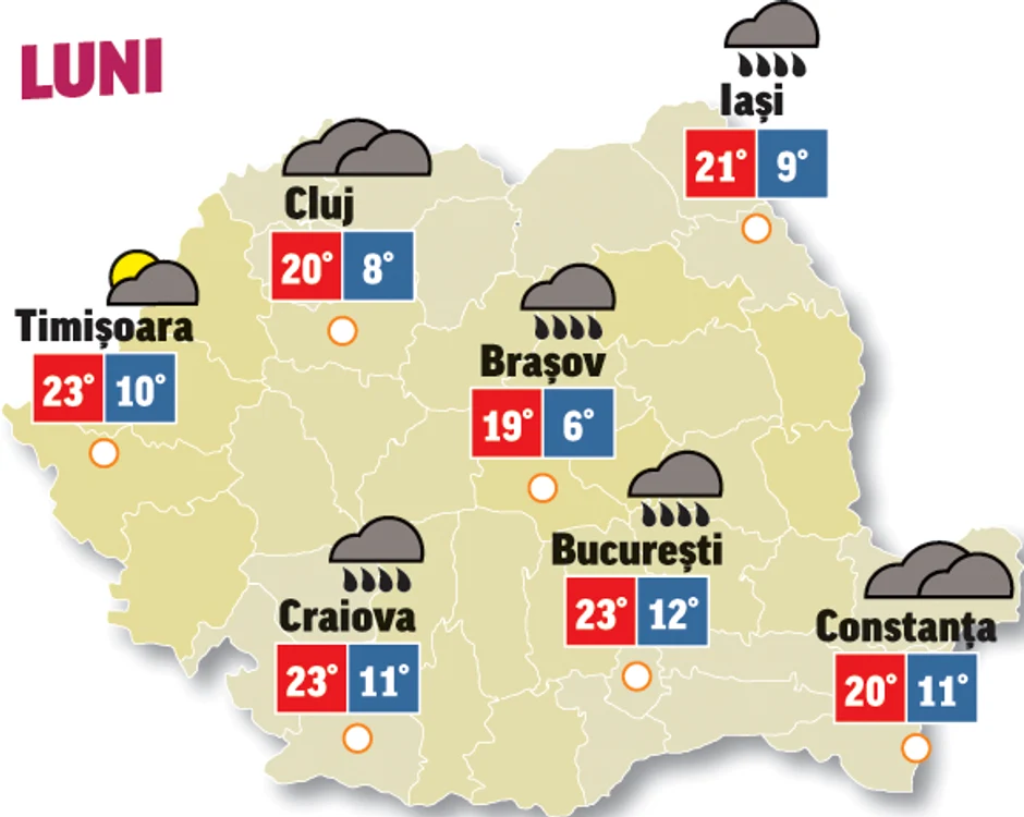 Prognoza meteo 18 mai anunță vreme caldă dar capricioasă