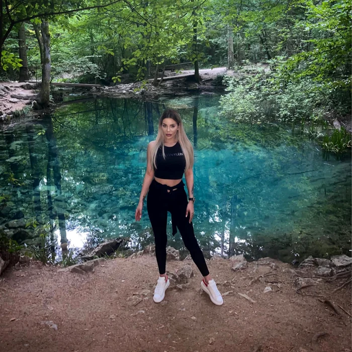 Daniela a devenit eroina din Arad FOTO arhivă personală