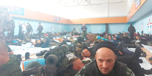 Centru de pregătire a soldaților ruși din regiunea Sverdlovsk FOTO Twitter 