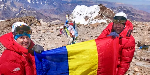 Români ajunşi pe Vârful Aconcagua - Mihai Nenciu şi Nicolae Rotaru din Constanţa Sursa Mihai Nenciu