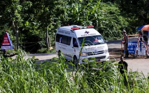 Salvare copii peşteră Thailanda / FOTO AFP / 9 iul 2018