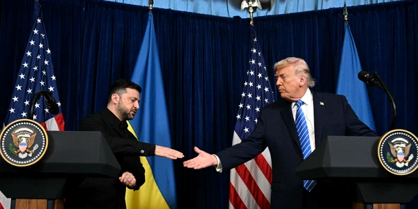 Trump și Zelenski FOTO AFP