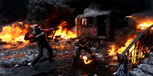 22 ian Proteste Kiev - Ucraina FOTO Mediafax/AFP