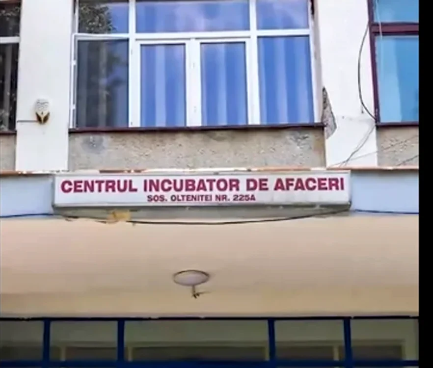 Incubatorul de afaceri din clădirea ”fantomă” FOTO: captură video