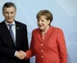 Summit G20 - Angela Merkel şi Mauricio Macri preşedinte Argentina / FOTO EPA / 7 iul 2017