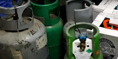 buteliile de HFC foto captură video