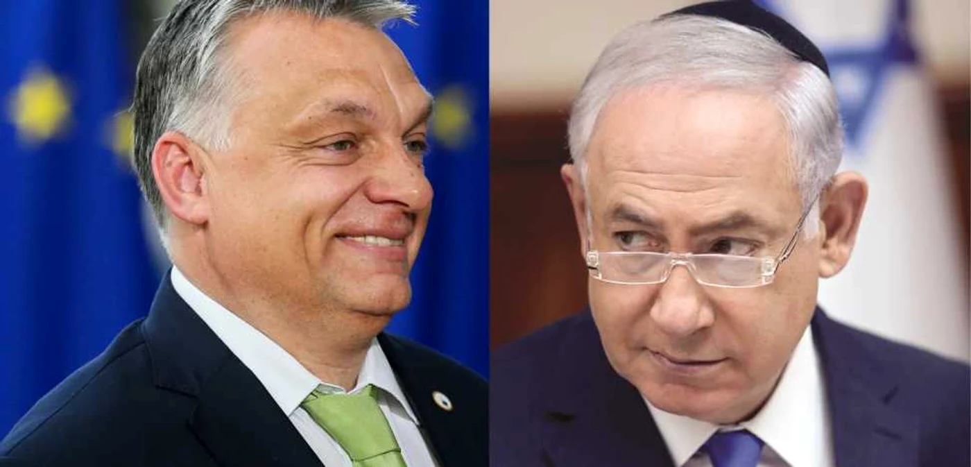 Viktor Orban și Beniamin Netanyahu. FOTO colaj EPA