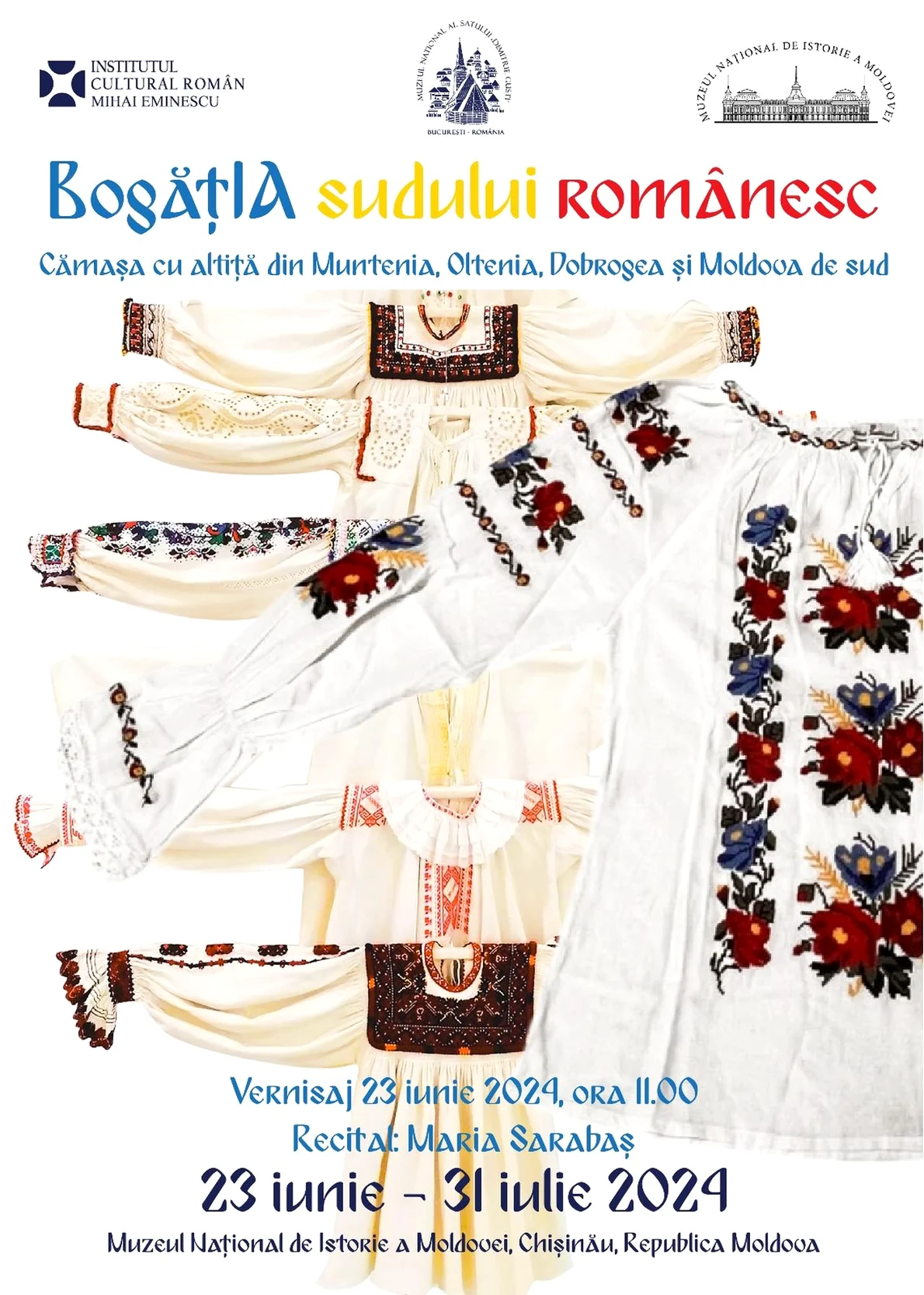 Vernisajul expoziției „BogățIA sudului românesc. Cămașa cu altiță din Muntenia, Oltenia, Dobrogea și Moldova de Sud”