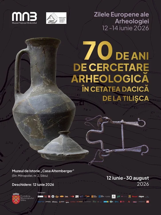 „70 de ani de cercetare arheologică în cetatea dacică de la Tilișca” (© Muzeul Național Brukenthal Sibiu)