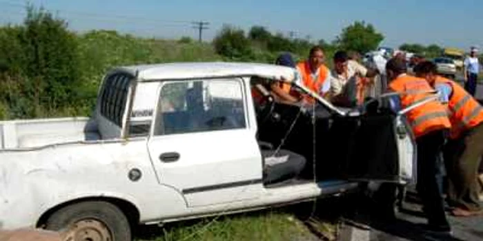 Victimele au fost transportate la Spitalul din Balş (foto arhivă)