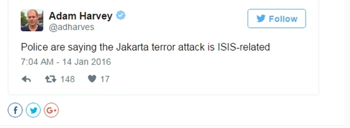 Forțele de ordine din Jakarta cred că atacul are legătură cu gruparea teroristă Stat Islamic