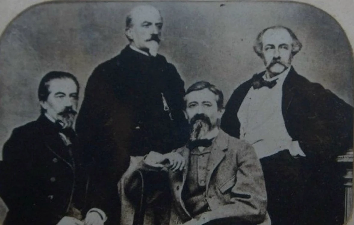 Ştefan, Nicolae, Radu şi Alexandru Golescu FOTO arhiva Muzeul Golesti