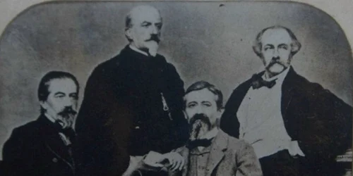 Fratii Ştefan, Nicolae, Radu şi Alexandru Golescu 01 foto arhiva Muzeul Golesti jpg