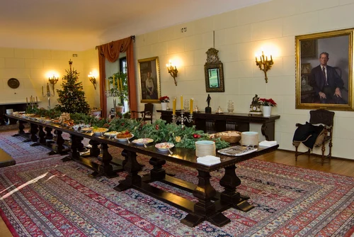 Palatul Elisabeta, decorat de Crăciun