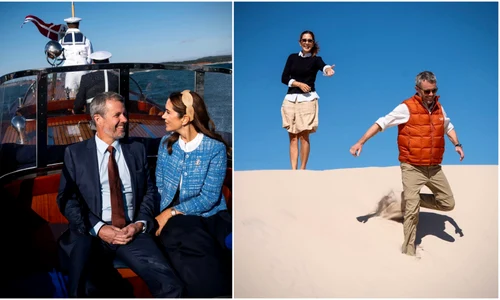 Regina Mary și Regele Frederik, romantici și zâmbitori   Casa Regală daneză jpg