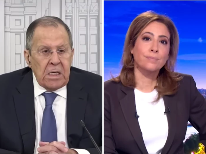 Serghei Lavrov în timpul interviului/FOTO: Captură Video Youtube/franceinfo