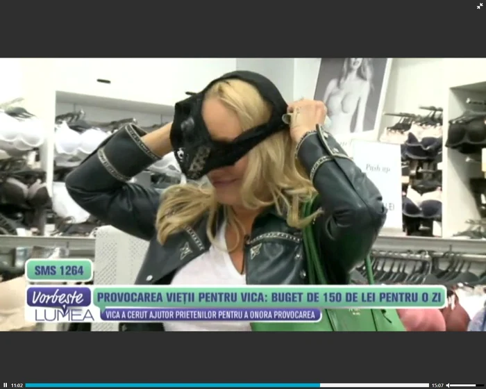 Vica ți-a pus chiloții pe față