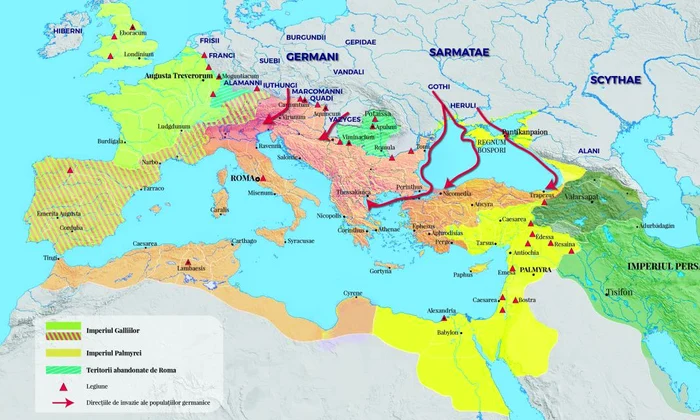Controversele romanizării: Teritoriile care nu au fost romanizate, deși au aparținut Imperiului Roman jpeg