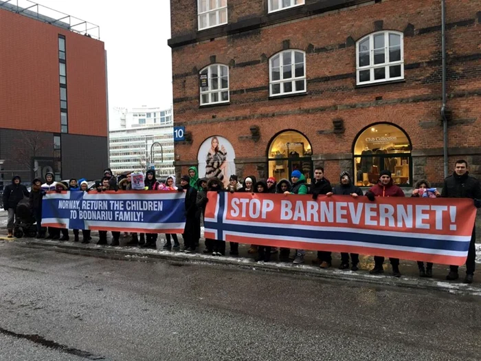 Proteste familia Bodnariu Copenhaga