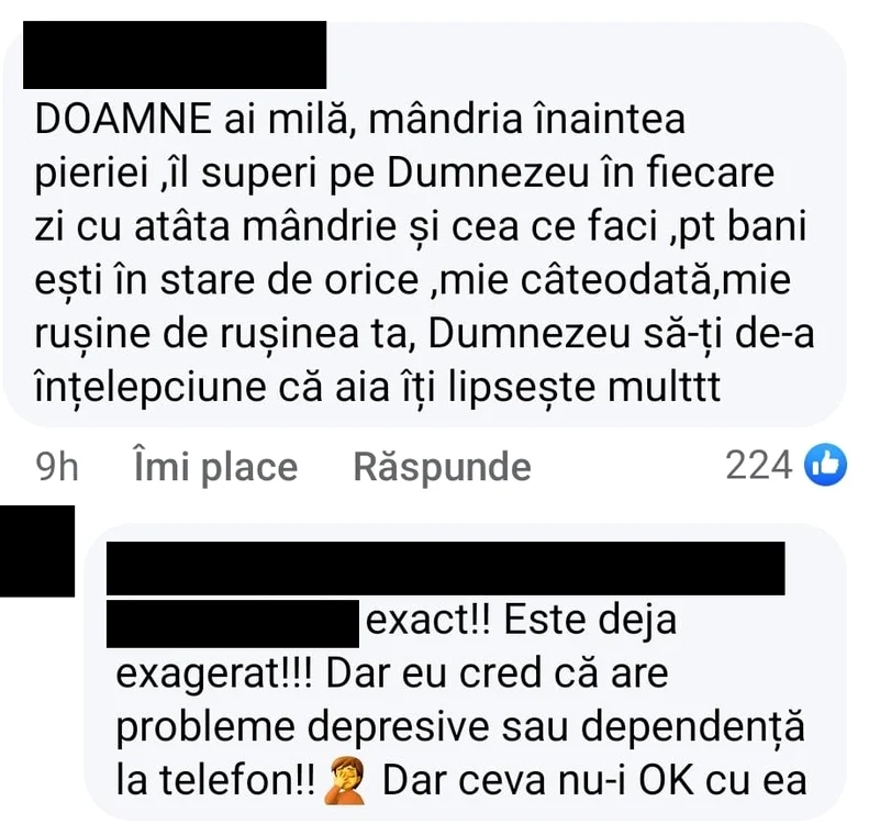 Comentariile fanilor / foto: Facebook