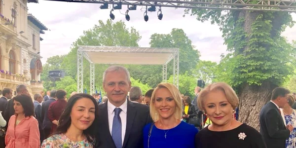 Gabriela Firea cu Liviu Dragnea si Viorica Dancila FOTO Facebook Gabriela Firea