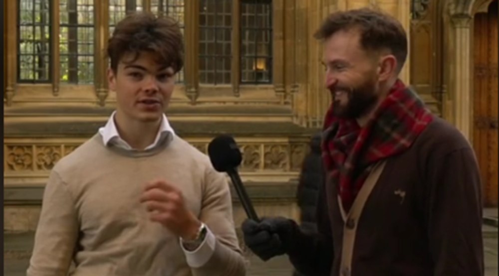Reuben, studentul poliglot de la Oxford care e îndrăgostit de limba română: „Este preferata mea“ VIDEO