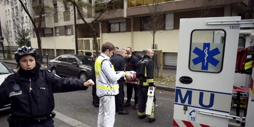 Atac la redactia ziarului Charlie Hebdo in Paris FOTO AFP