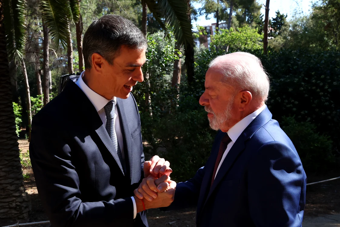 Premierul Spaniei, Pedro Sánchez, și președintele Braziliei, Luiz Inácio Lula da Silva/FOTO:X