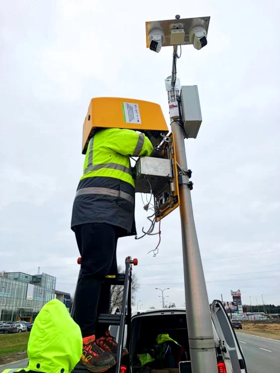 Aparatul a fost reparat după atacul cu un topor. FOTO: brd24