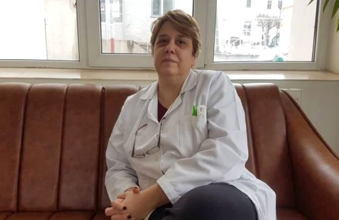 Maria Grădinaru, medic la Spitalul de Boli Infecţioase Iaşi FOTO Andreea Anton