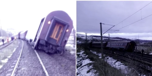 Tren deraiat