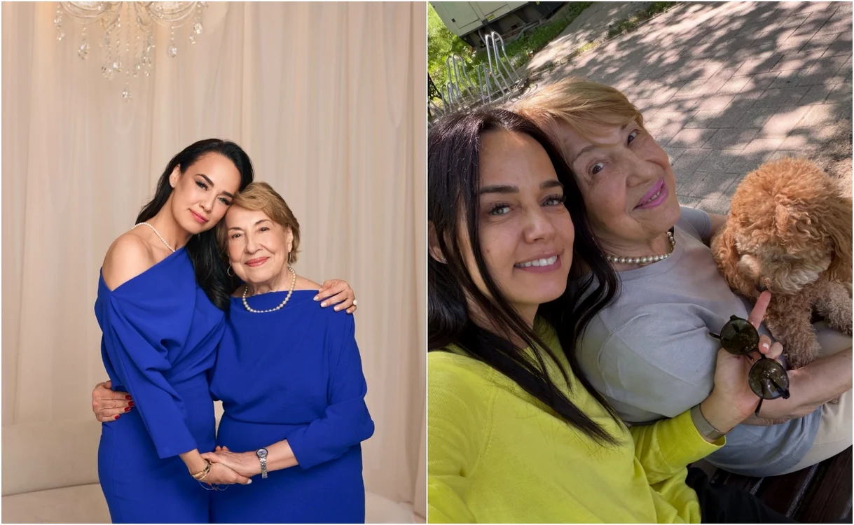 Andreea Raicu și mama ei.