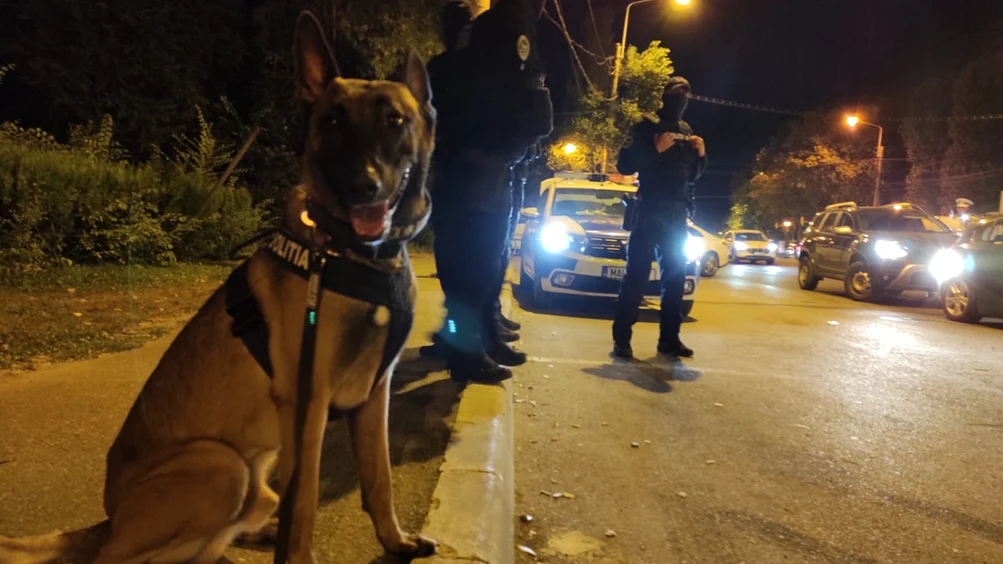 Autoturismul furat a fost găsit în doar 20 de minute FOTO Poliția Română