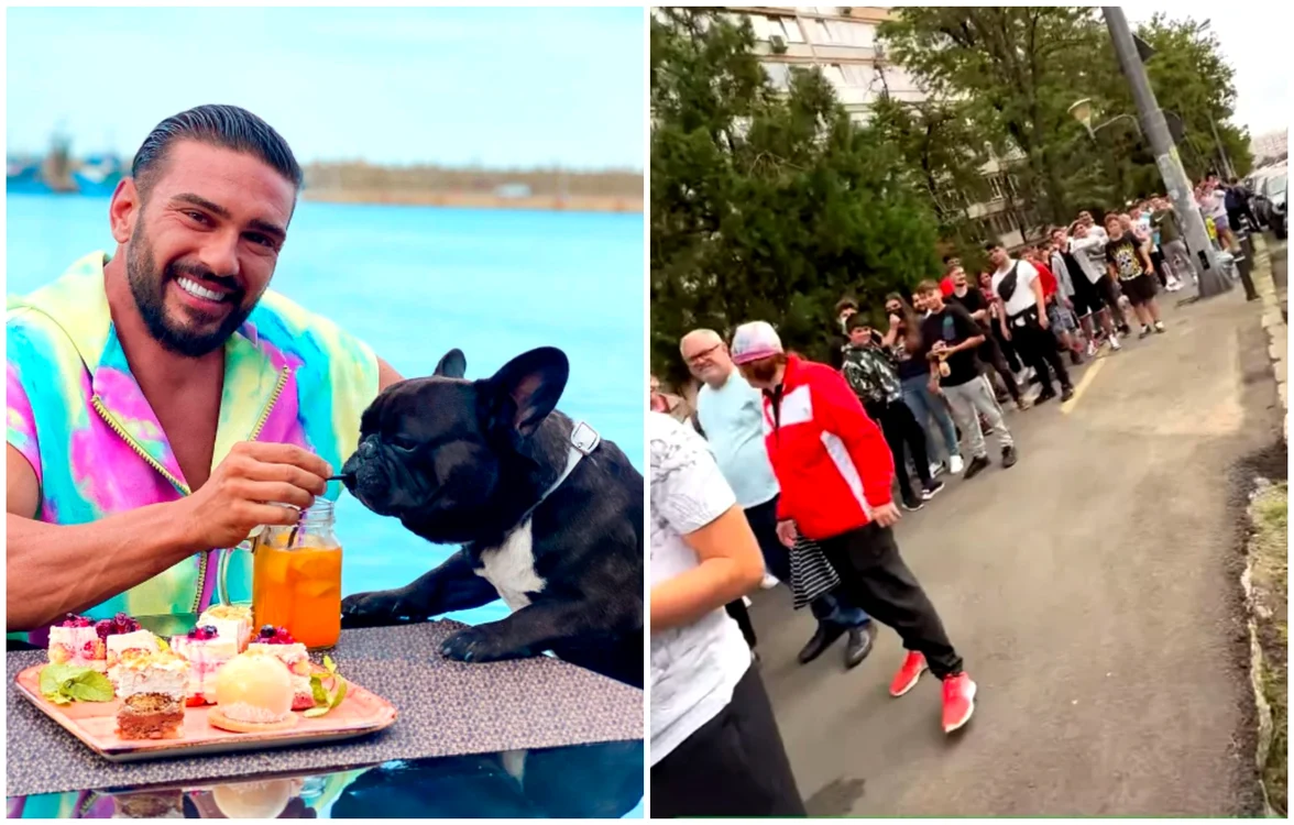 Coadă la șaormeria lui Dorian Popa FOTO Instagram 