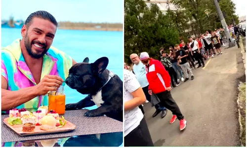 Coadă la saormeria lui Dorian Popa FOTO Instagram 