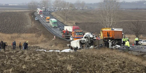 Accident în apropiere de Iaşi. FOTO Inquam Photos- Liviu Chirica