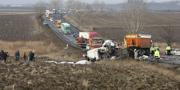 Accident în apropiere de Iaşi. FOTO Inquam Photos- Liviu Chirica
