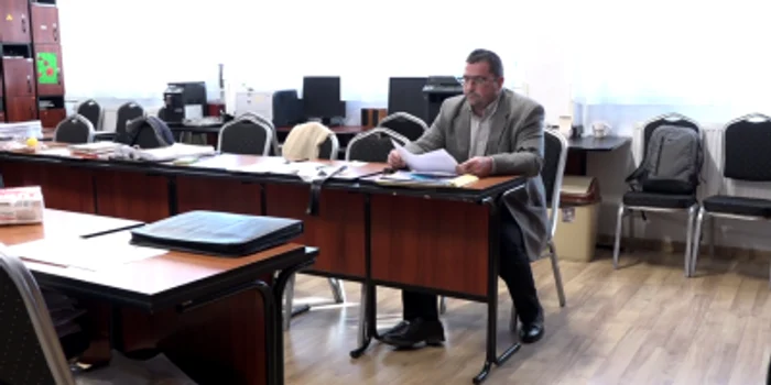 Liderul de sindicat de la Colegiul Naţional "Petru Rareş", Marius Cazacu. FOTO: Oana Şlemco