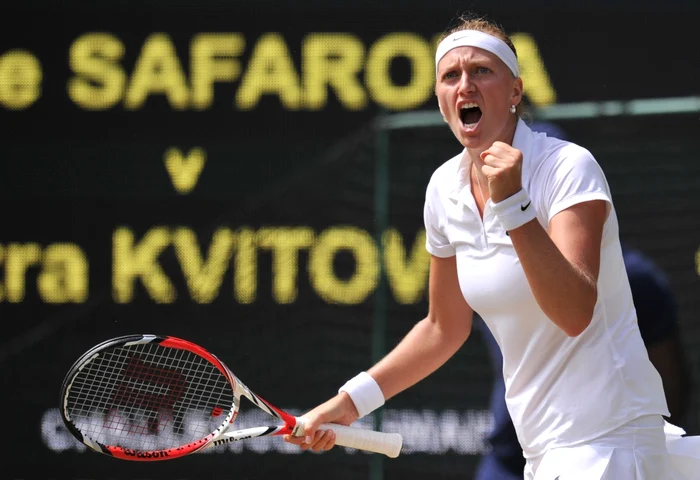 Petra Kvitová, câştigătoarea turneului de la Wimbledon FOTO AFP