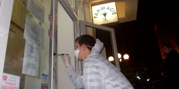 Farmacie jefuită în centrul nou
