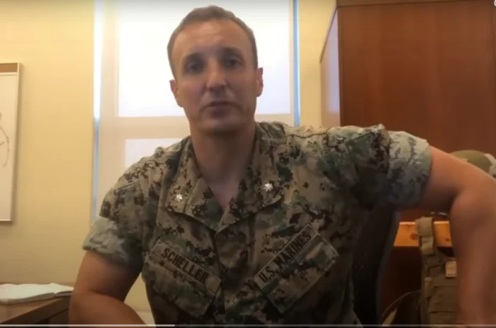 Locotenent-colonelul Stuart Scheller şi-a criticat superiorii pentru modul în care s-a realizat evacuarea din Afganistan FOTO captură