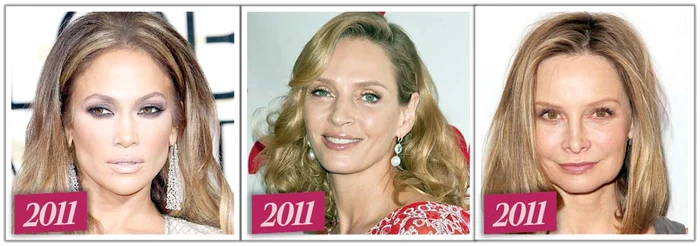 Jennifer Lopez, Calista Flockhart şi Uma Thurman in 2011