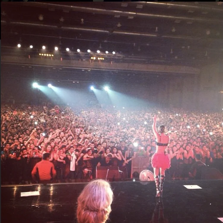 Inna a cântat pe 2 iunie în Acapulco, Mexic. (Foto: arhiva personală)