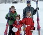 Harry, Eugenie, Beatrice și William la schi