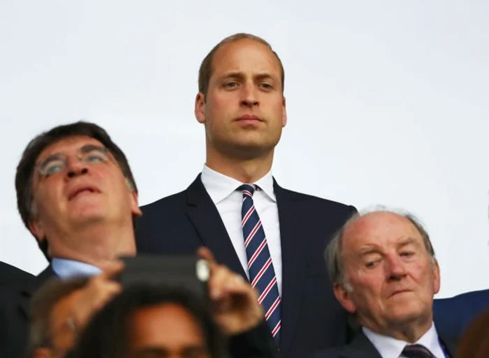 Ieri, ducele de Cambridge a asista la meciul Angliei cu SlovaciaFoto: Getty