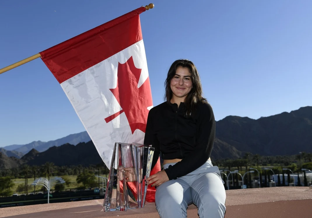 Bianca Andreescu a câştigat turneul de la Indian Wells FOTO Guliver/Getty Images